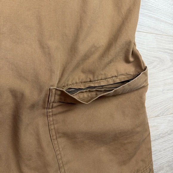 Duluth Trading Fire Hose Presentation Jacket Chore Coat 11 Pocket Brown Size XLT - Picture 5 of 8